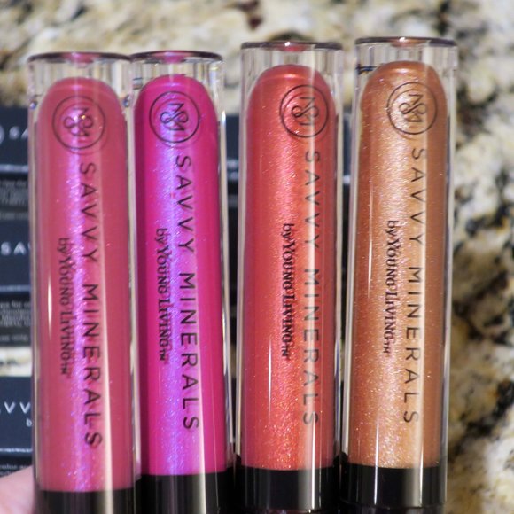 Young Living Other - Savvy Minerals Young Living Lip Gloss Lot +Bonus!